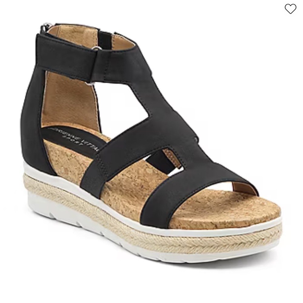 Adrienne Vittadini Carlos Wedge Sandals – Women’s Size 9.5 (New)